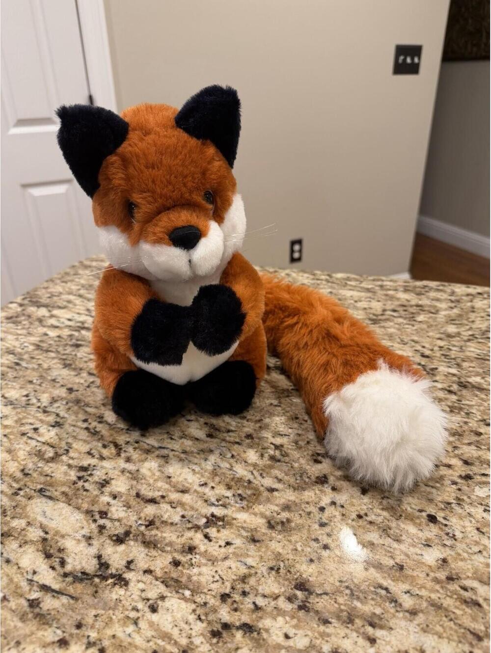 Vintage Rare Dakin Plush Fox Long Tail With Self Closure  Hands